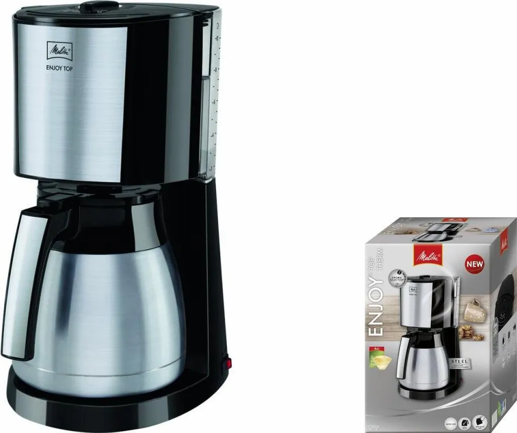 MELITTA Kaffeeautomat 1017-08 10Tassen Thermokanne 1000Watt Schwarz – Bild 13