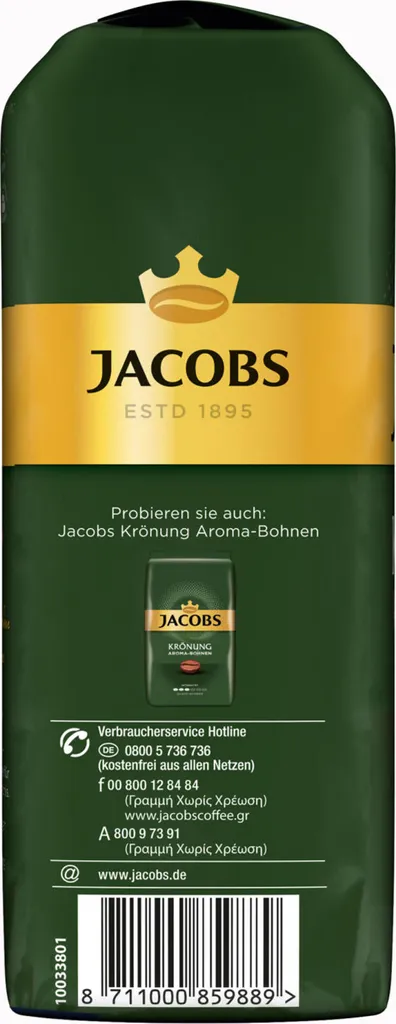 JACOBS Kaffeebohnen Krönung Aroma-Bohne Kräftig 500g Ganze Kaffee Bohnen – Bild 4