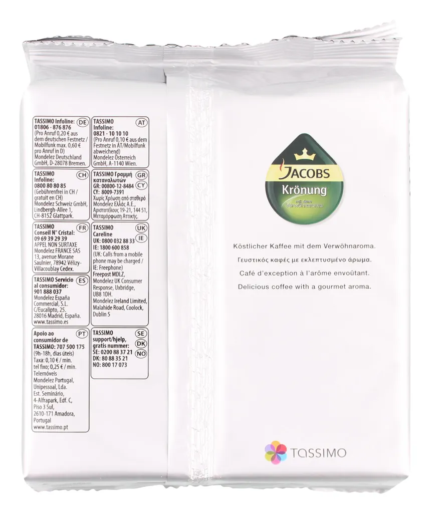 Tassimo Jacobs Krönung Mit Dem Verwöhnaroma | 16 T Discs, Kaffeekapseln – Bild 7