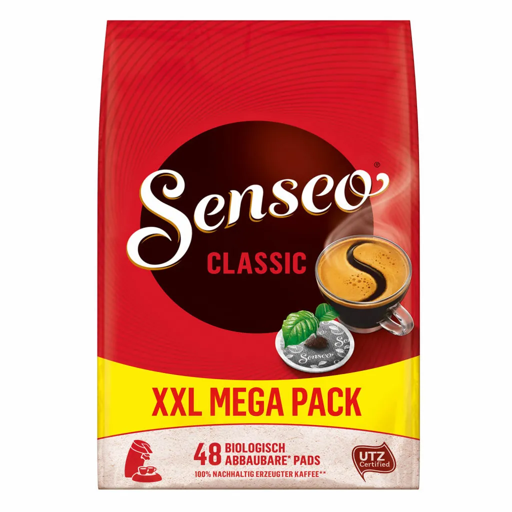 SENSEO Kaffeepads Classic Senseopads 48 Getränke Pads XXL Vorratspackung – Bild 5
