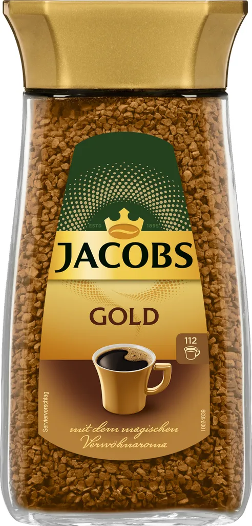 Jacobs Gold | Löslicher Kaffee | 200g-Glas – Bild 2