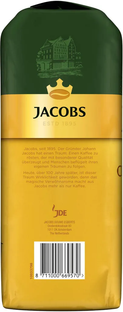 JACOBS Kaffeebohnen Expertenröstung Crema Italiano Bohnenkaffee 2 X 1 Kg Ganze Bohne – Bild 6