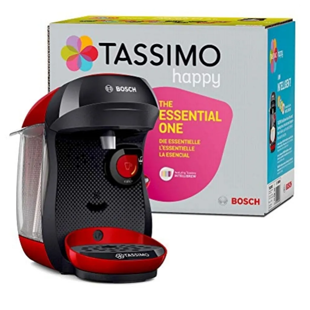 TASSIMO Kaffeekapselmaschine Happy TAS1003, Rot – Bild 8