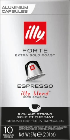 Illy - Forte Espresso Kaffeekapseln - 10 Kapseln