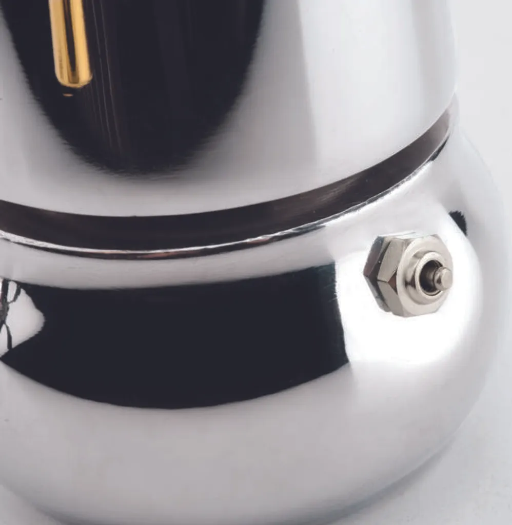 Bialetti Kitty 0,23 L Schwarz, Edelstahl - Italienische Kaffeemaschinen (0,23 L, Schwarz, Edelstahl, 4 Tassen, Edelstahl, Kitty, 1 Stück(e)) – Bild 3