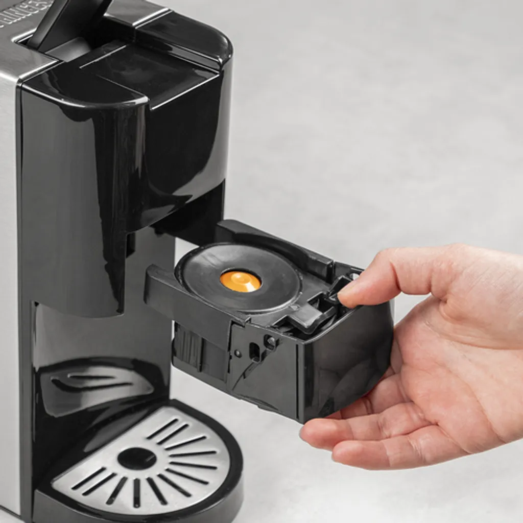 Princess 4-in-1 Multi-Kapsel-Kaffeemaschine 1450W 0,8L Schwarz Silbern – Bild 14