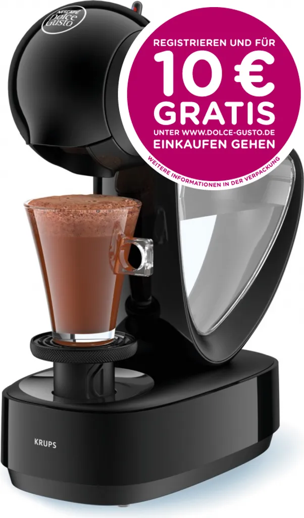 Krups Espressomaschine NESCAFÉ® DOLCE GUSTO® Infinissima KP1708, Schwarz