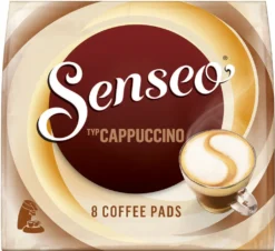 SENSEO Pads Typ Cappuccino + Typ Cappuccino Caramel Je 40 Getränke, 80 Portionen