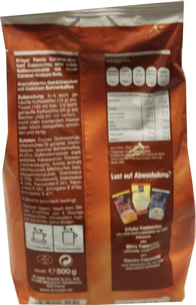 Krüger Family Cappuccino Caramel-Krokant | 500-g-Beutel – Bild 2