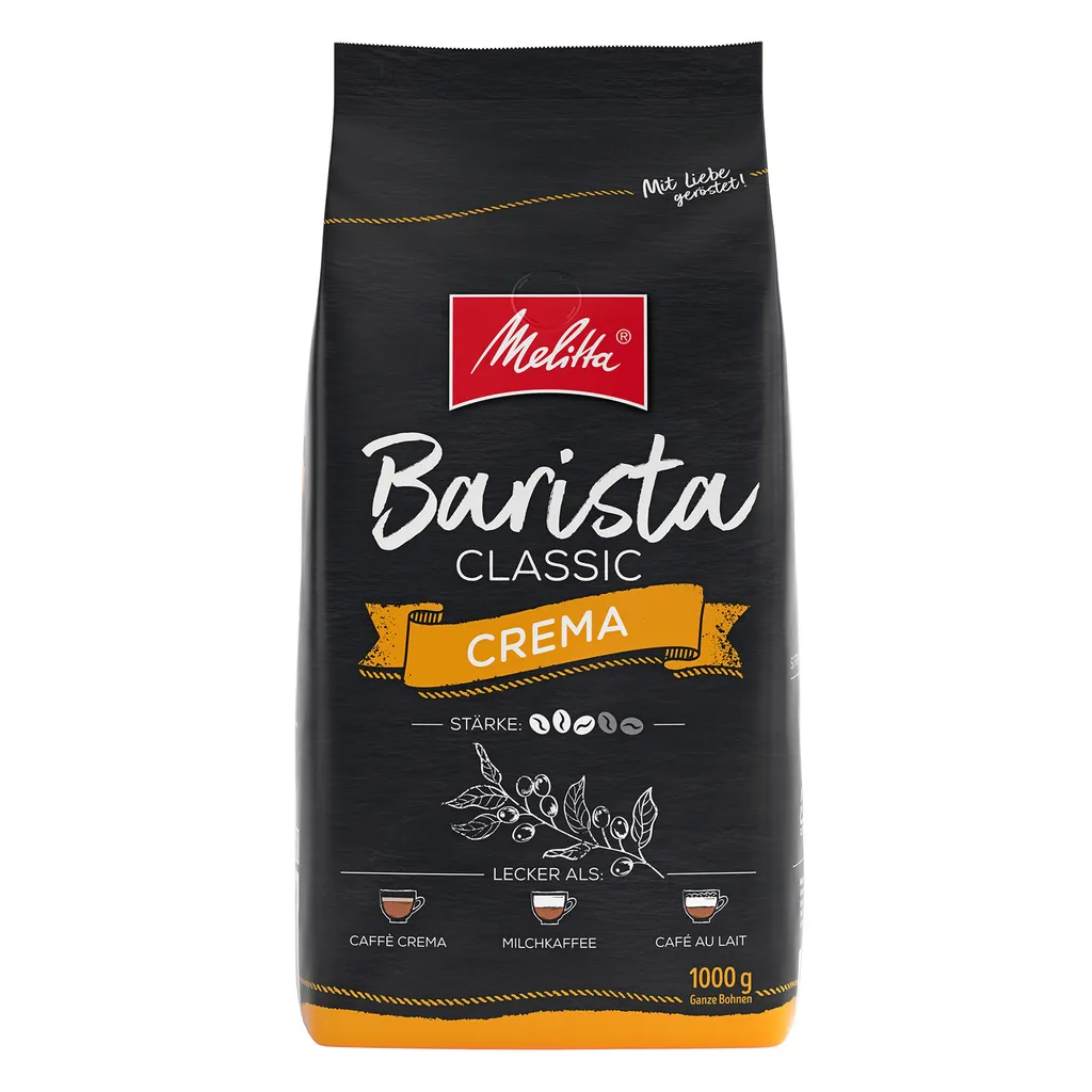 MELITTA Ganze Kaffeebohnen Barista Crema 8 X 1 Kg Ausgewogen Harmonisch Stärke 3 – Bild 2