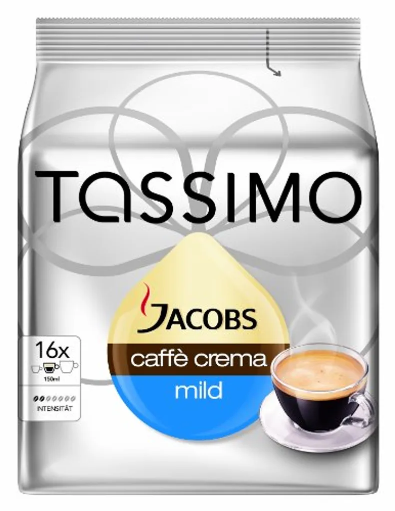 Tassimo Jacobs Caffè Crema Mild | 16 T Discs, Kaffeekapseln – Bild 5