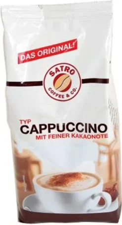 Satro Klassischer Cappuccino Mit Feiner Kakaonote 500g 5er Pack