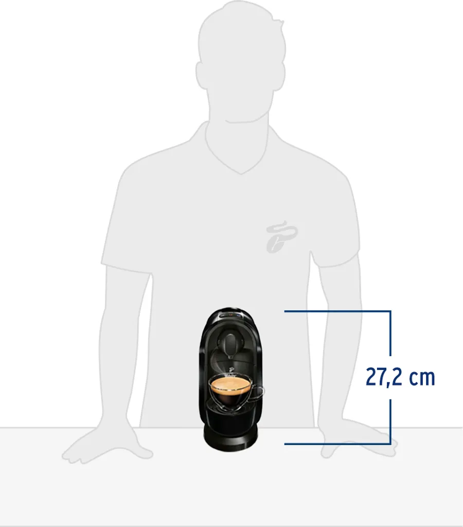 Tchibo Cafissimo Pure Kaffee Kapselmaschine, Black – Bild 9