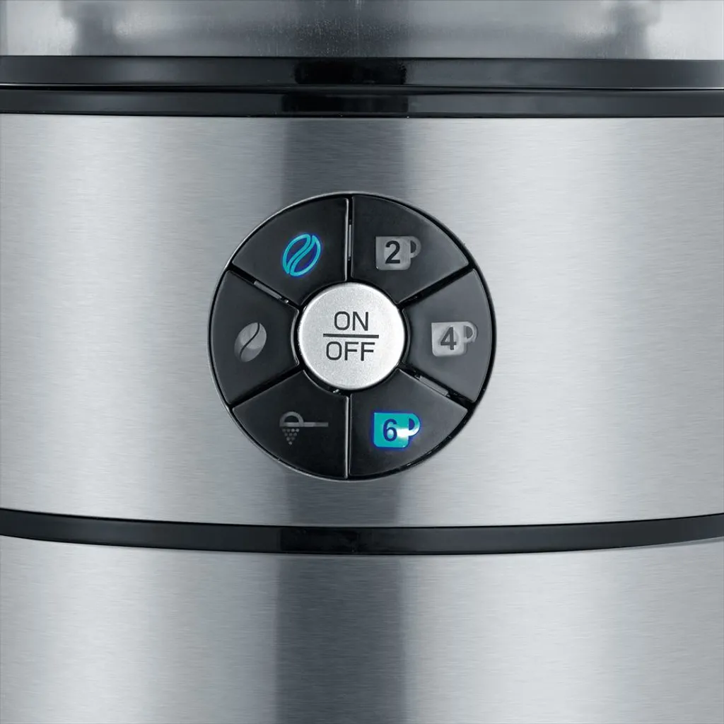 Severin KA 4811 Filterkaffeemaschine Mit Mahlwerk Für 6 Tassen Edelstahl Schwarz – Bild 8