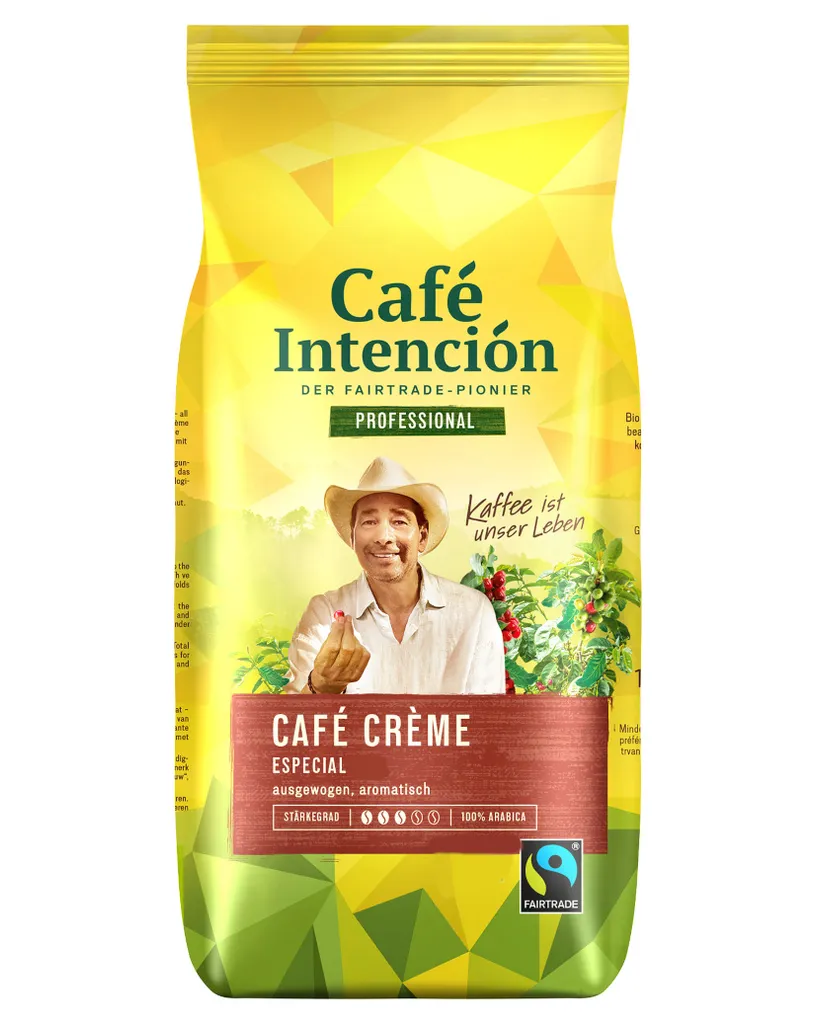 Kaffee CAFÉ CRÈME Especial Von Café Intención, 1000g Bohnen