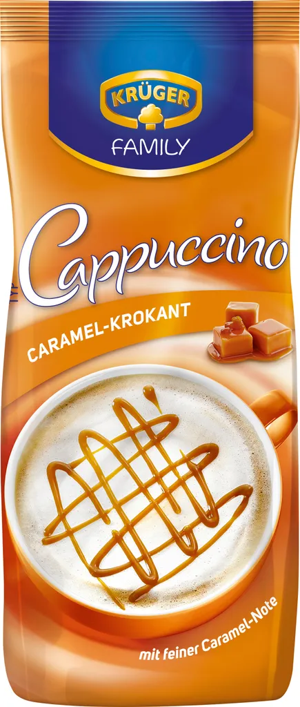 Krüger Family Cappuccino Caramel-Krokant | 500-g-Beutel