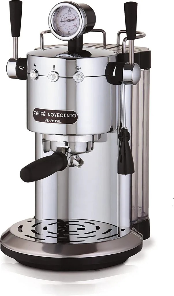 Ariete Espressomaschine Caffe Novecento 1105 W Silbern – Bild 8