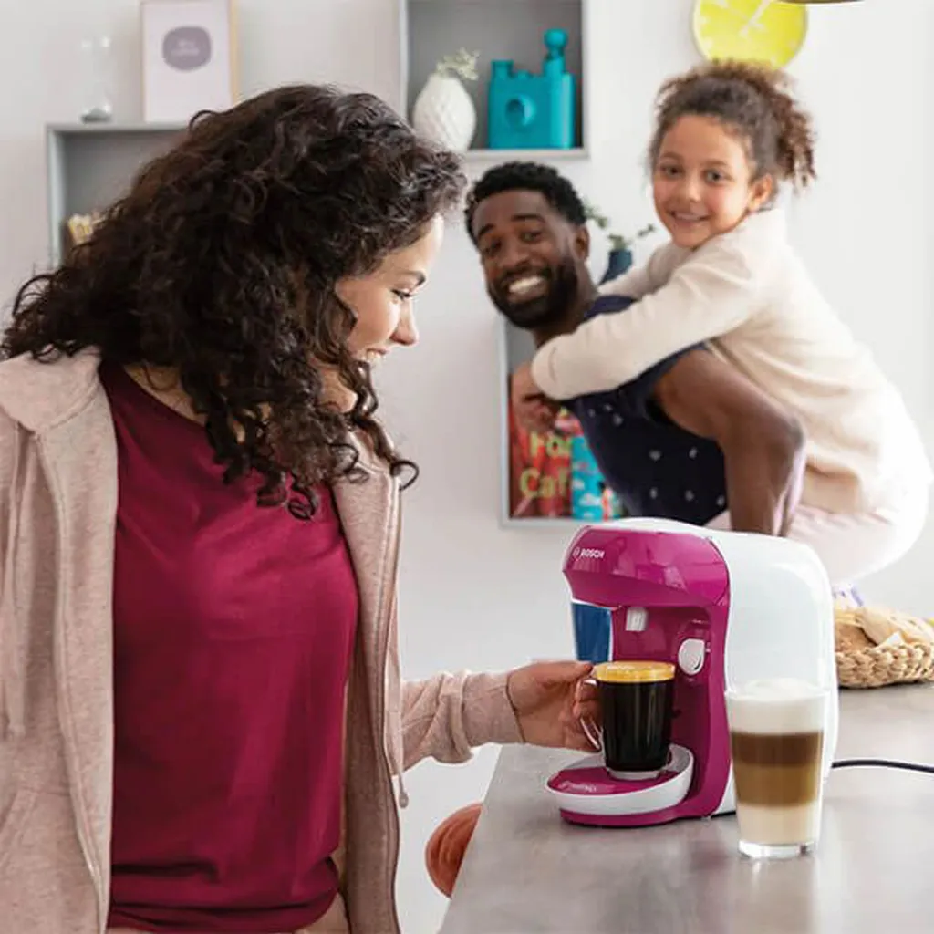 TASSIMO Kaffeekapselmaschine Happy TAS1003, Rot – Bild 18