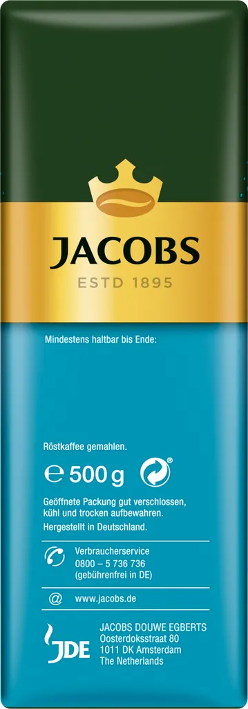 Jacobs Filterkaffee Auslese Mild & Sanft | Gemahlen | 500g – Bild 5