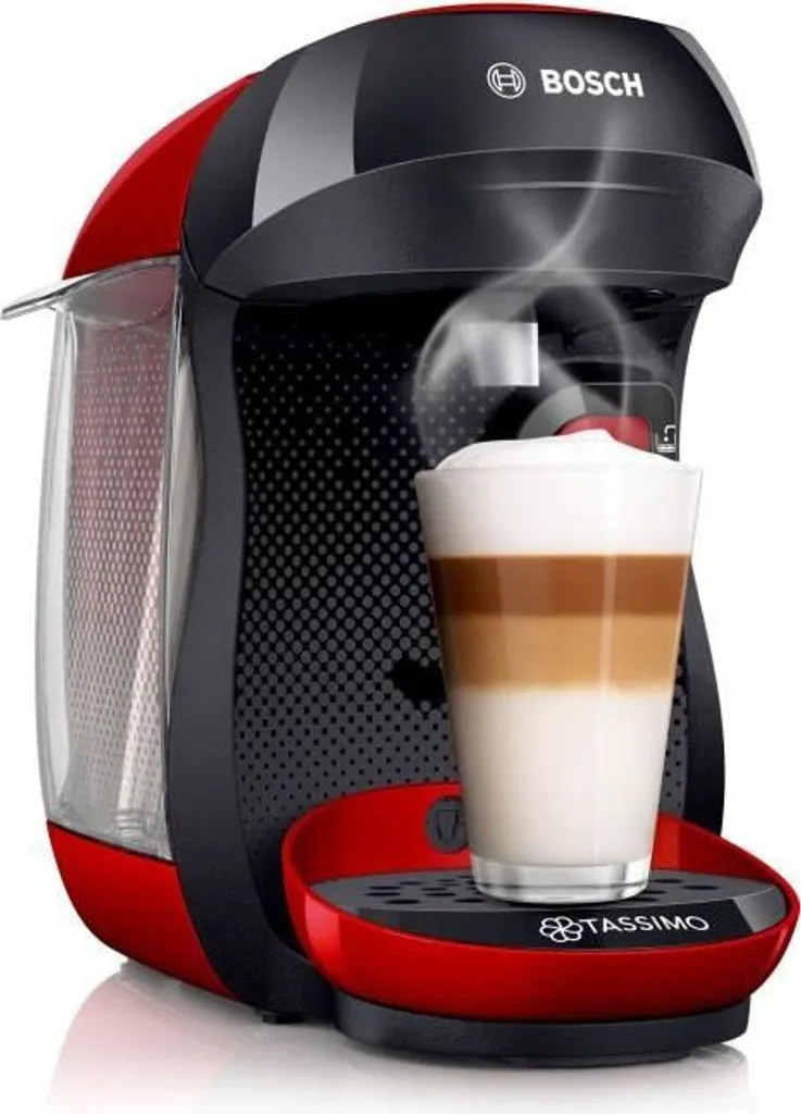 TASSIMO Kaffeekapselmaschine Happy TAS1003, Rot – Bild 6