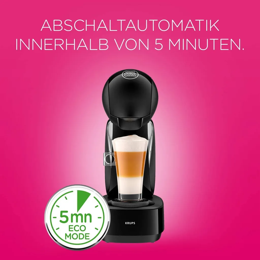 Krups Espressomaschine NESCAFÉ® DOLCE GUSTO® Infinissima KP1708, Schwarz – Bild 10