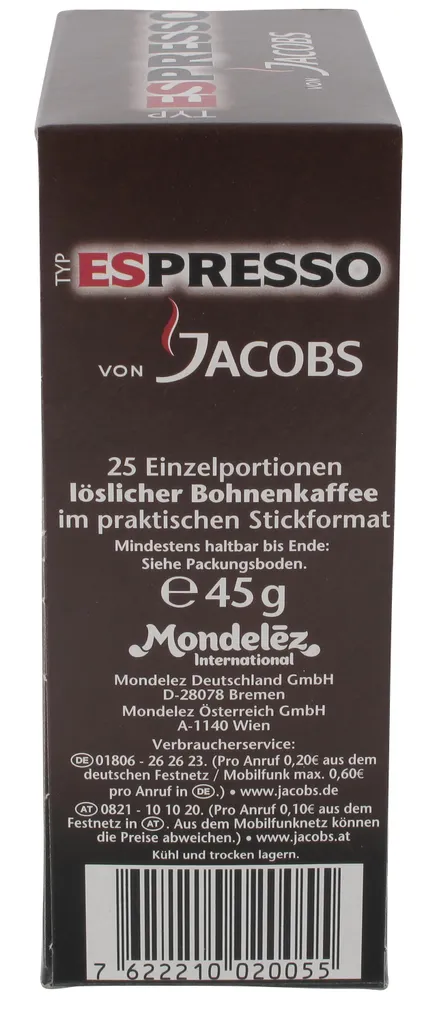 Jacobs Typ Espresso Sticks | Löslicher Kaffee | 25 Portionen – Bild 11