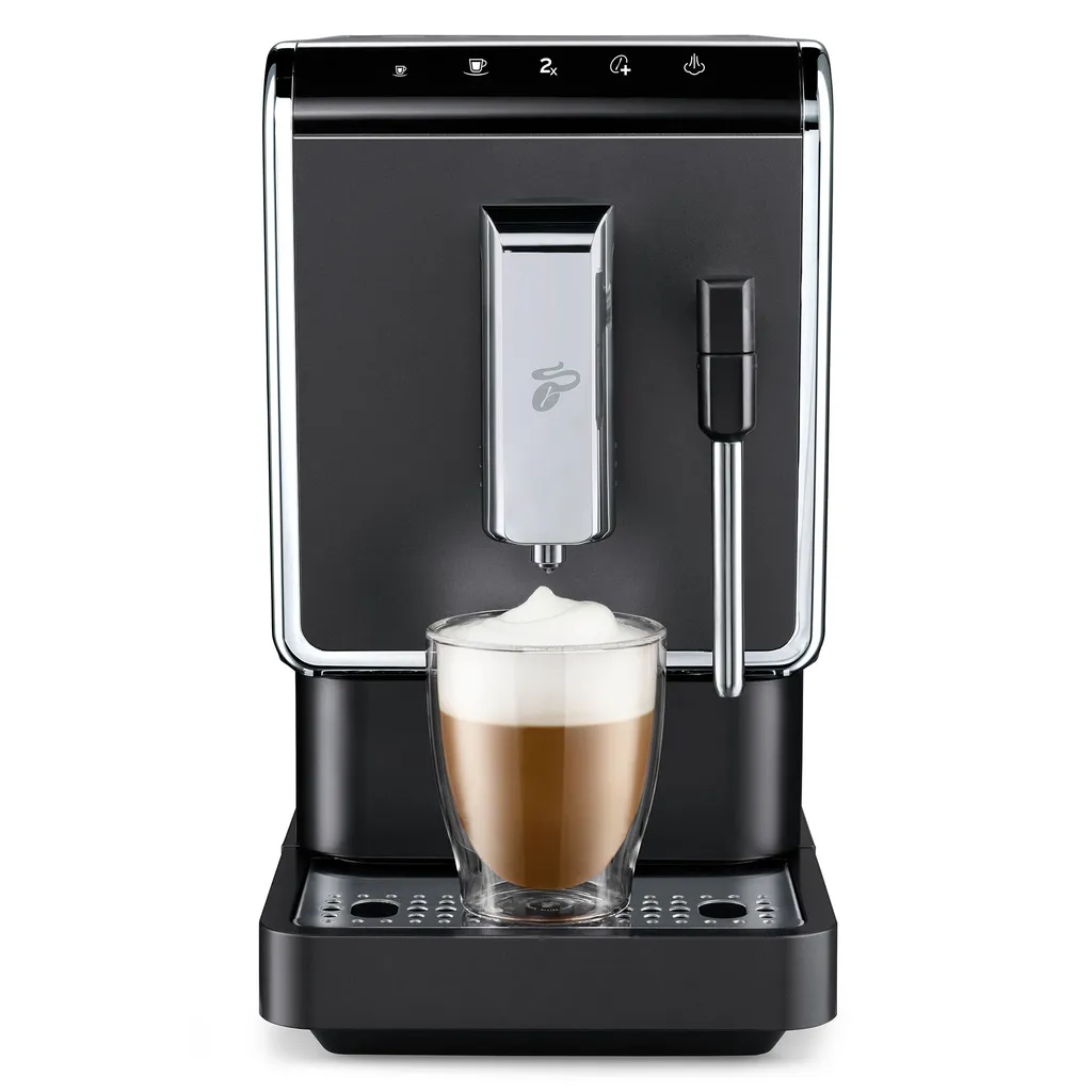 Tchibo Kaffeevollautomat Esperto Latte Inkl. 1kg Barista Caffè Crema Für Caffè Crema Und Espresso, Anthrazit – Bild 2