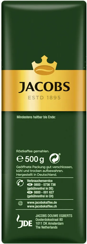 JACOBS Filterkaffee Krönung Mild 6 X 500g Pulver-Kaffee Gemahlen Röstkaffee 3 Kg – Bild 5