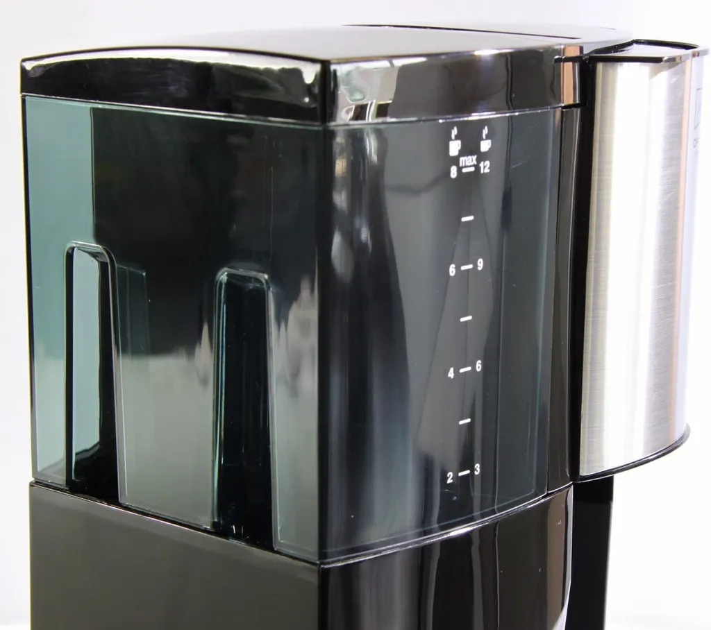 Melitta Optima Timer 100801 Bk, Filterkaffeemaschine Mit Glaskanne Und Timer-Funktion, Abnehmbarer Wassertank, Schwarz – Bild 3