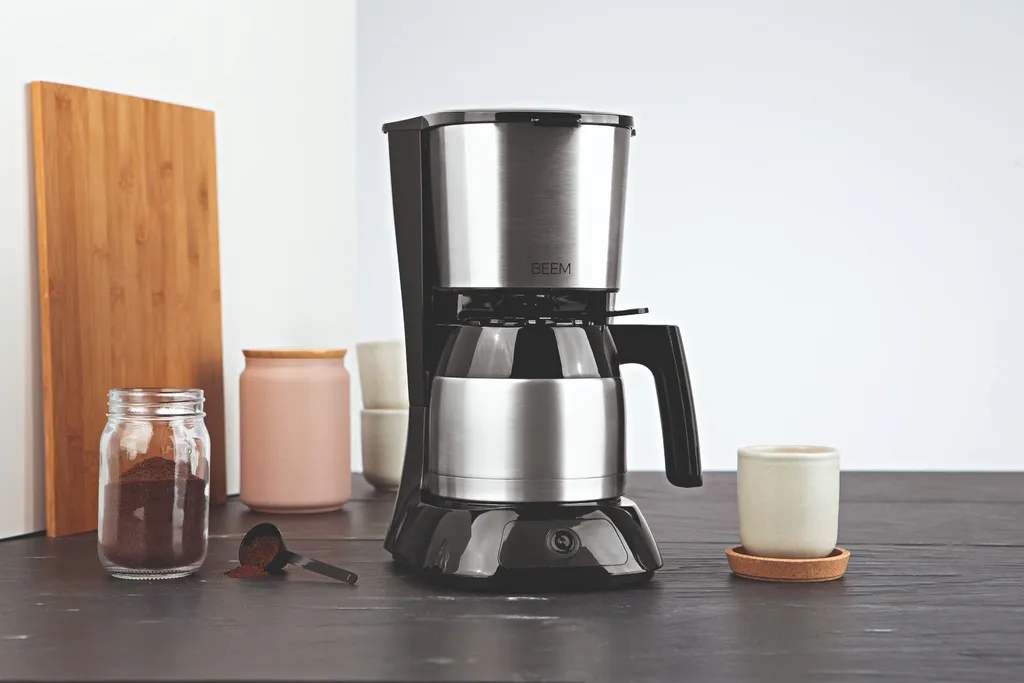 BEEM Filter Kaffeemaschine Thermo Permanentfilter 900W Filterkaffee Edelstahl – Bild 15