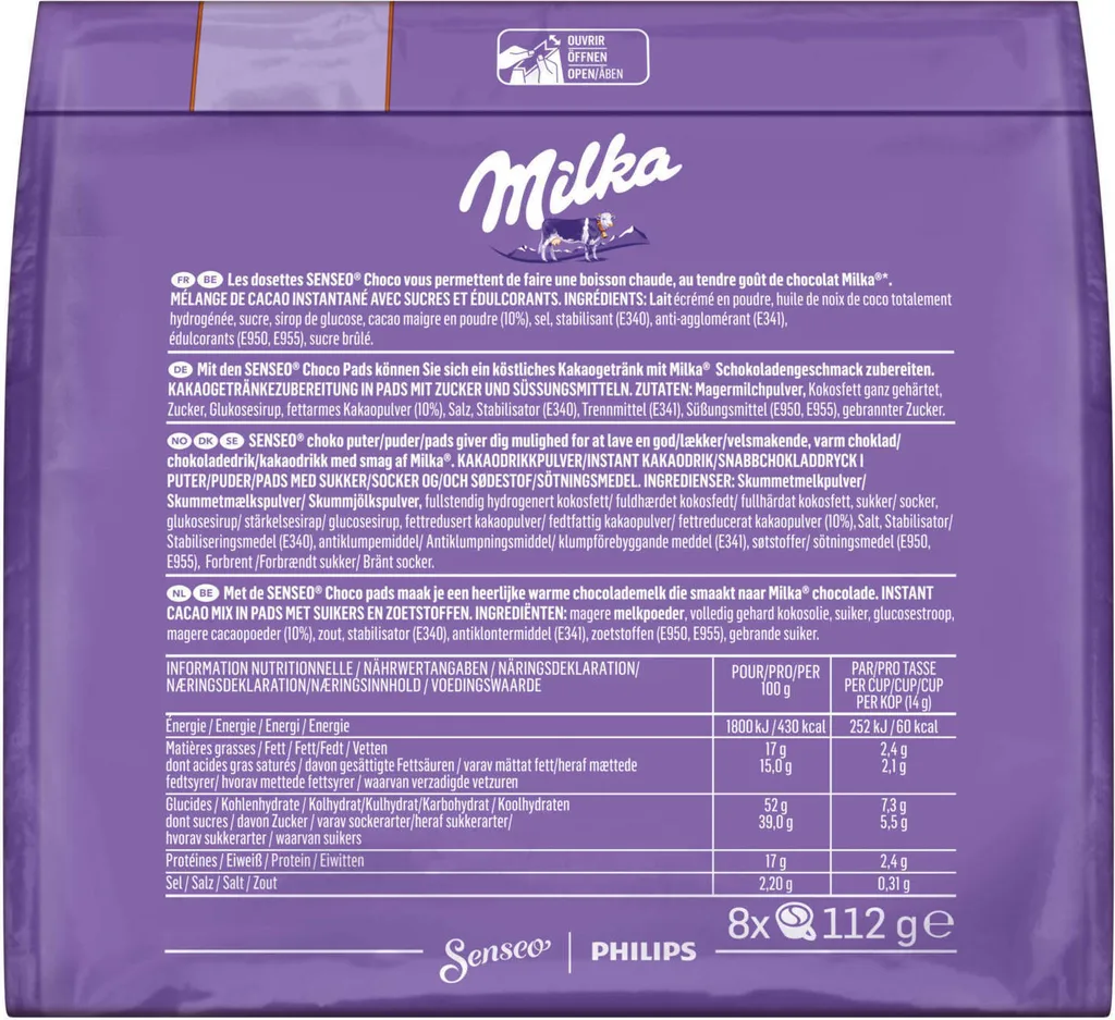 SENSEO Pads Milka Senseopads 40 Getränke Kakao Heisse Schokolade Hot Choco – Bild 5