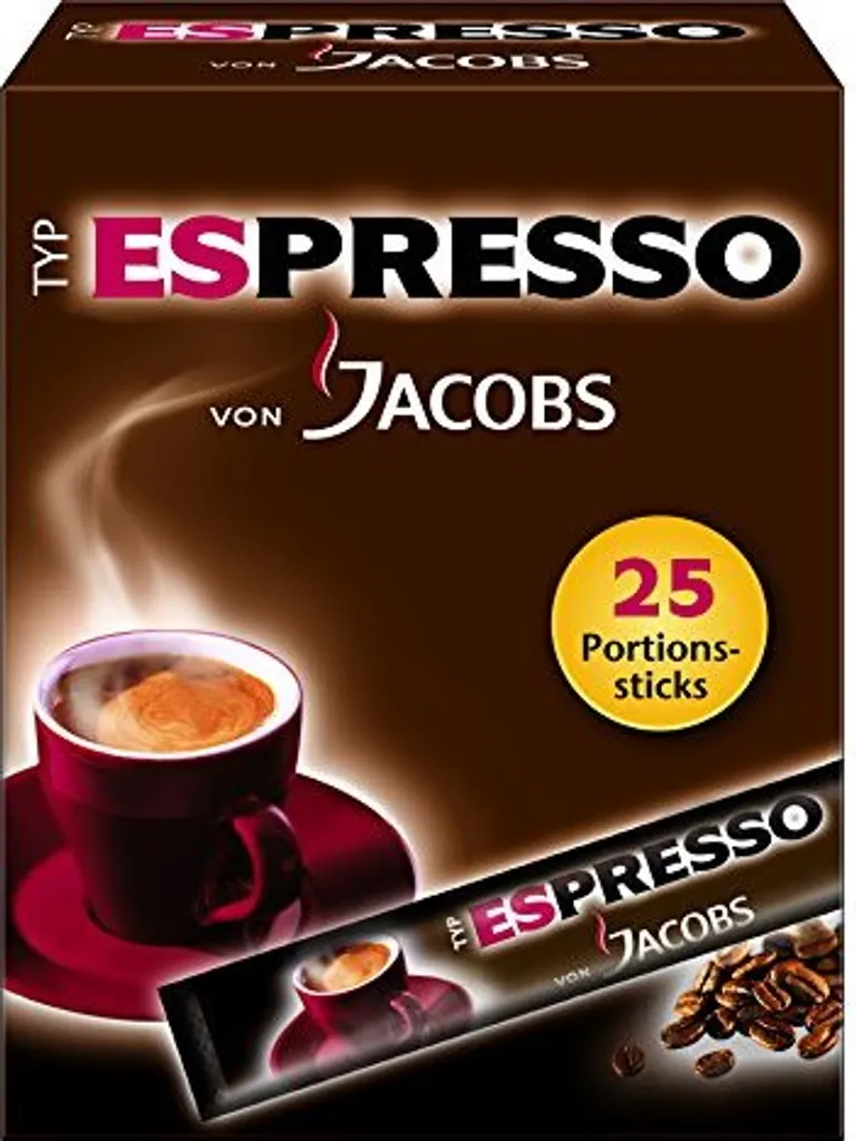 Jacobs Typ Espresso Sticks | Löslicher Kaffee | 25 Portionen – Bild 8