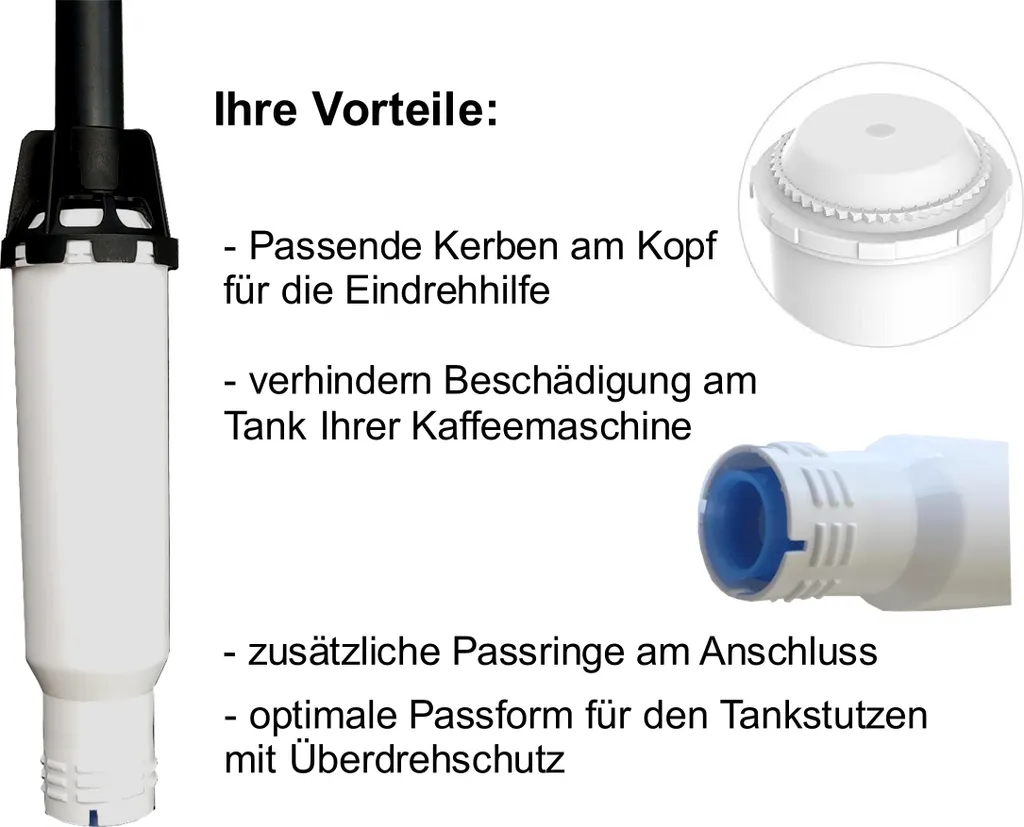 3 X Wasserfilter HW-005 Filterpatrone Für Melitta Kaffeevollautomat + 10 Tabs Neuheit – Bild 2