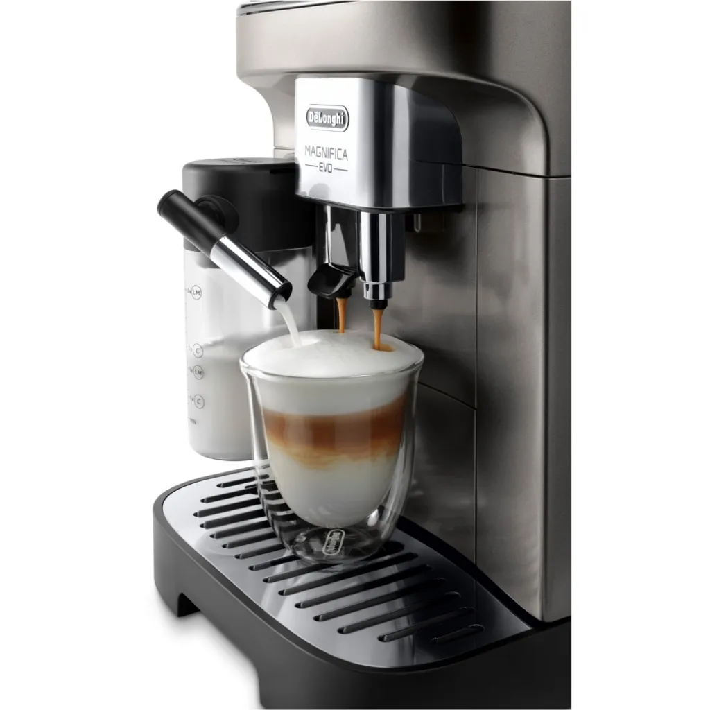 De'Longhi DeLonghi ECAM 290.81.TB Magnifica Evo Milk - Kaffee-Vollautomat - Titanium/schwarz â Bild 3