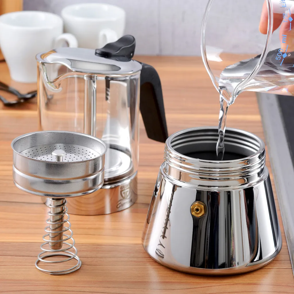 GRÄWE Espressokocher Mit Glaskanne, 9 Tassen – Bild 9