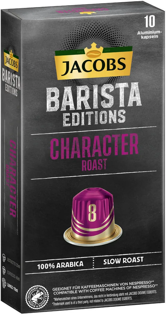 JACOBS Kapseln Barista Editions Character Roast 8 10x10 Nespresso®* Kompatibel – Bild 4