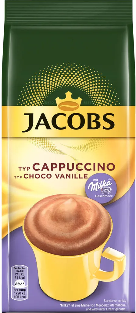 Jacobs Choco Cappuccino Typ Vanille 500g