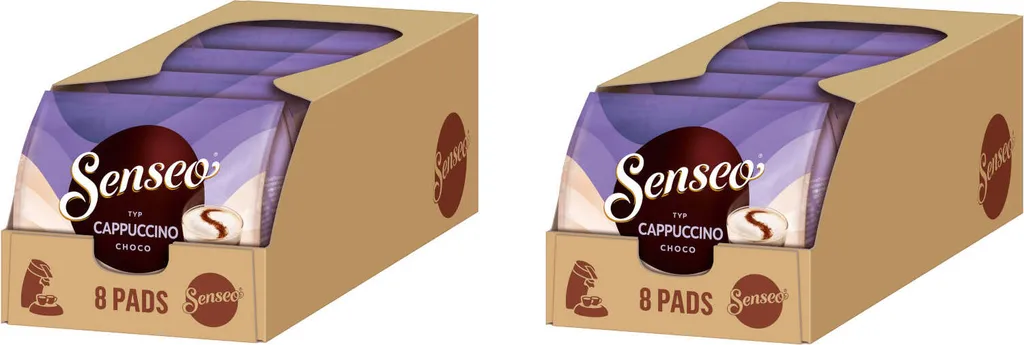 SENSEO Typ Cappuccino Choco Pads 10er Pack - 10 X 8 Getränke