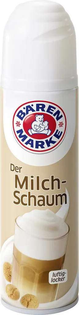 Bärenmarke Der Milch Schaum Luftig Locker In Der Sprühflasche 250ml