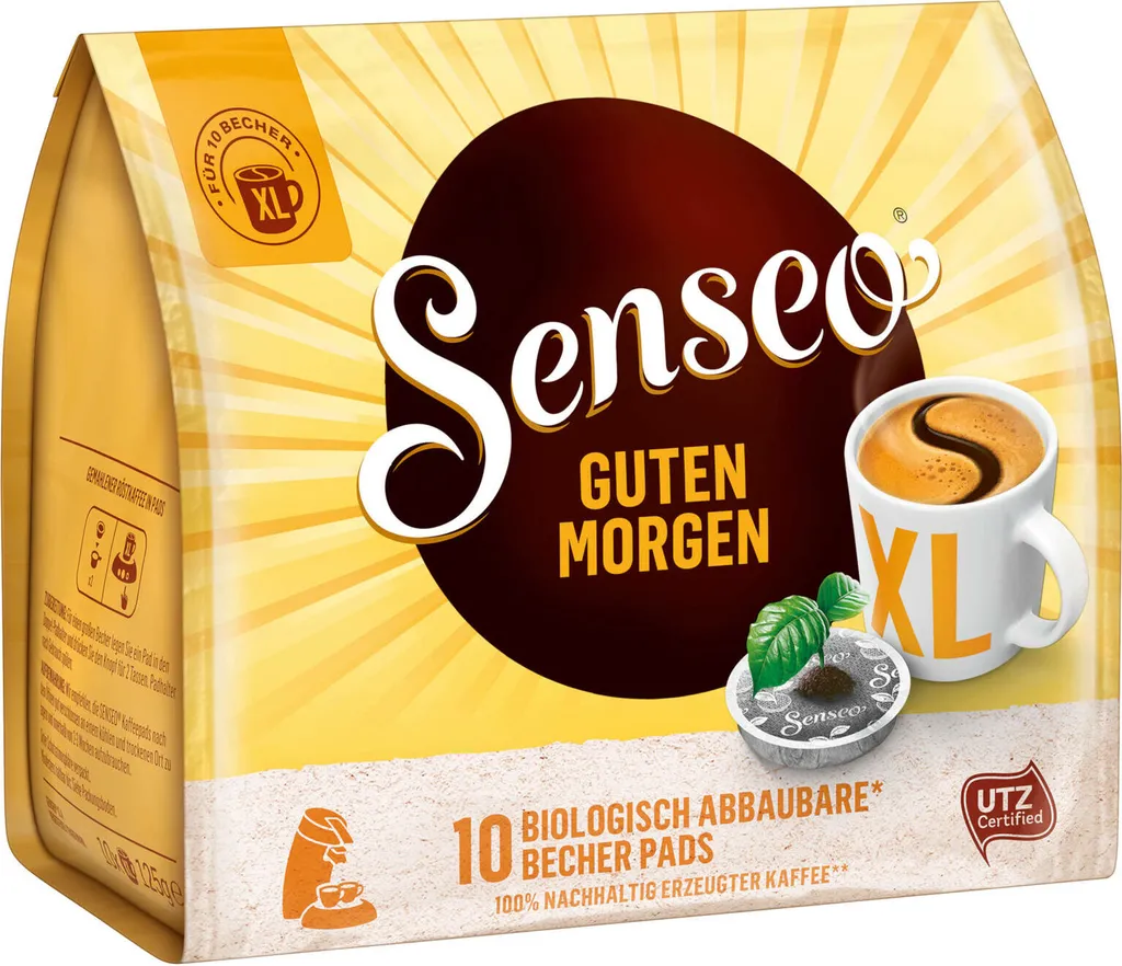 SENSEO Pads Guten Morgen XL Senseopads UTZ 5 X 10 Kaffeepads – Bild 3