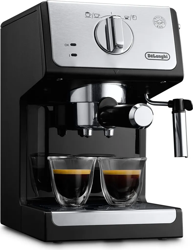 De'Longhi DeLonghi ECP 33.21.BK Siebträger Espressomaschine, Farbe: Schwarz