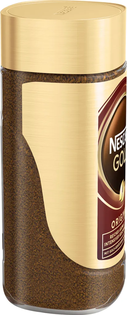 Nestlé® Nescafé Gold Das Original, Löslicher Bohnenkaffee, Kaffee, Gemahlener Röstkaffee, Glas, 100 G – Bild 6
