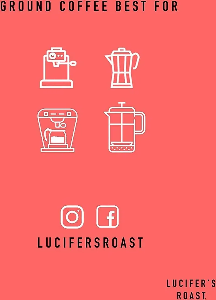 LUCIFER'S ROAST 4x1kg Espresso By KIQO Aus Italien - Starke Kaffeebohnen Für Kaffeevollautomaten Und Siebträger - Säurearm - 100% Robusta (ganze Bohnen, 4x1kg) – Bild 4