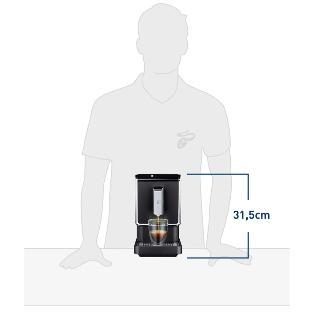 Tchibo Kaffeevollautomat Esperto Latte Inkl. 1kg Barista Caffè Crema Für Caffè Crema Und Espresso, Anthrazit – Bild 5