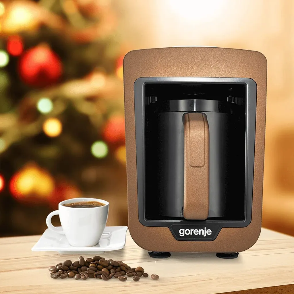 Gorenje ATCM730T, Türkische Kaffeemaschine, 0,27 L, Gemahlener Kaffee, 730 W, Schwarz, Braun – Bild 7