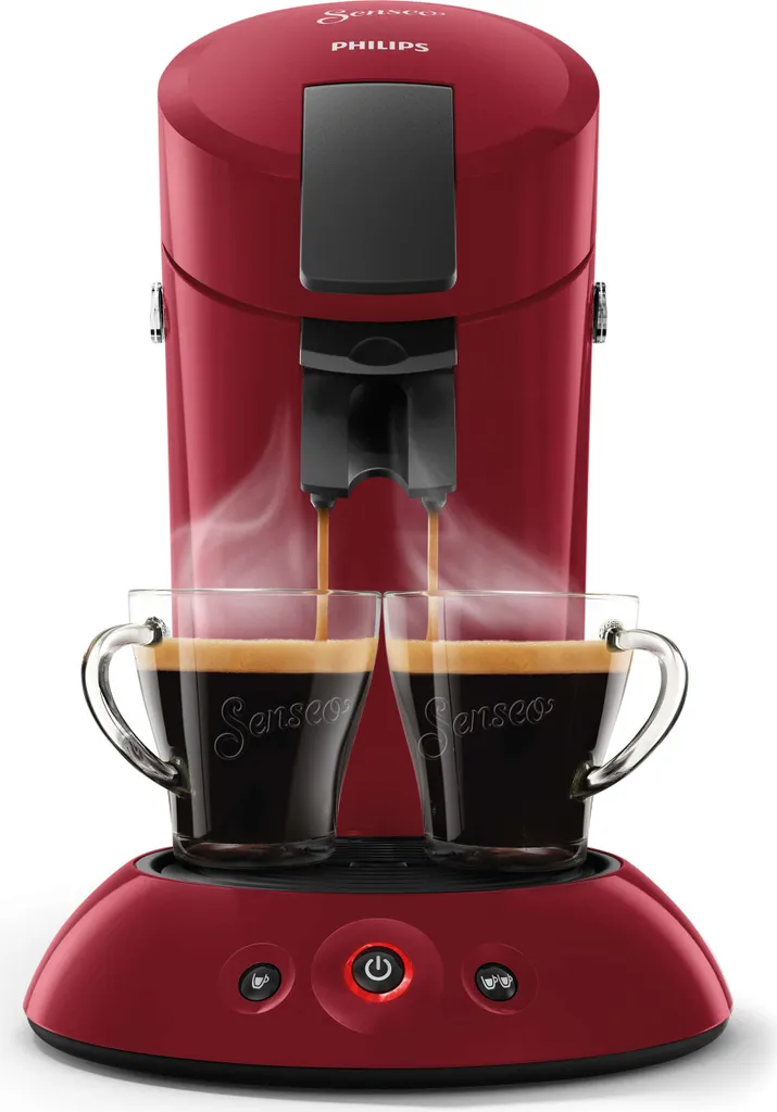 Philips Senseo Kaffeepadmaschine HD 6553/80 Original, Farbe Rot – Bild 2