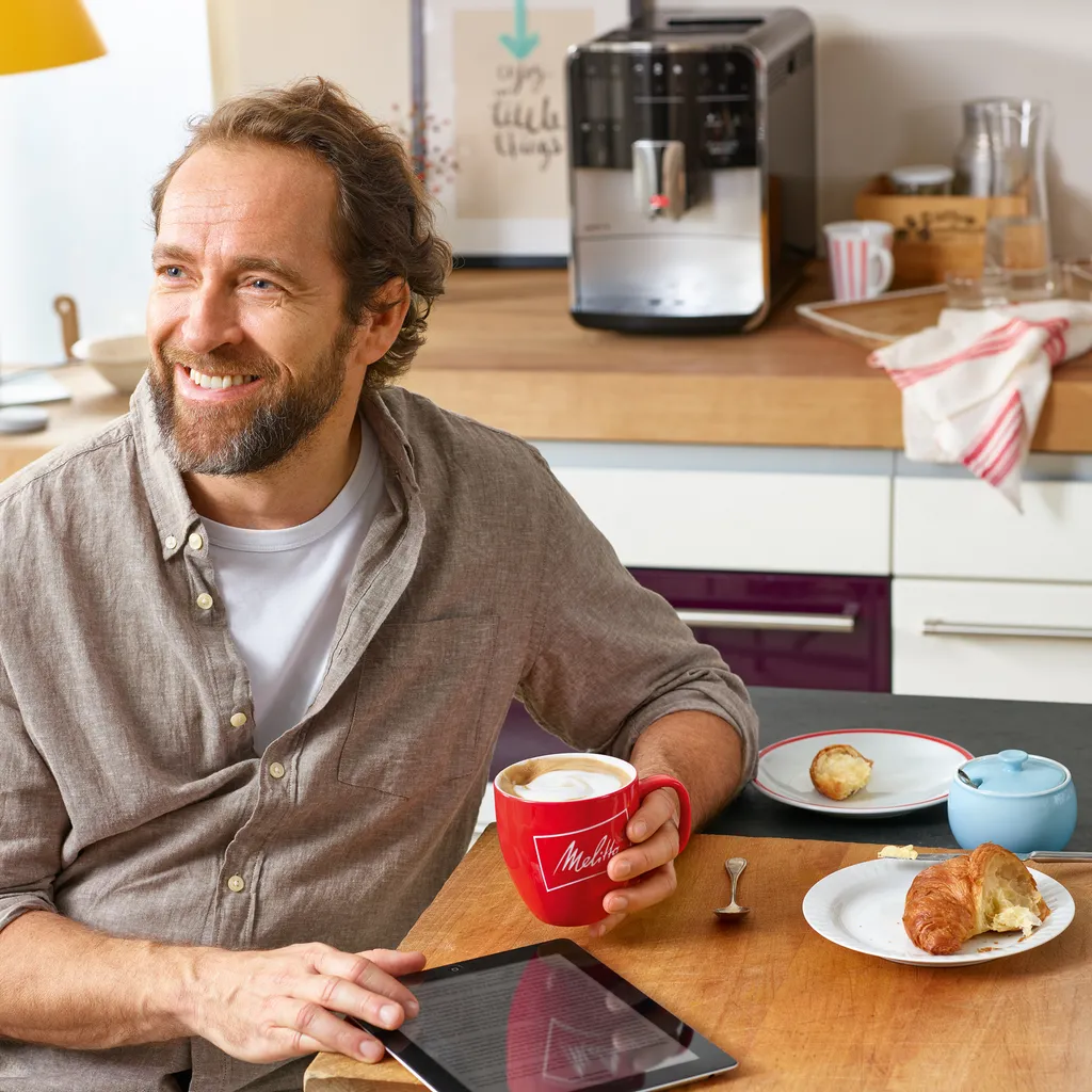 MELITTA Ganze Kaffeebohnen Barista Crema 1100g Ausgewogen Harmonisch Stärke 3 – Bild 4