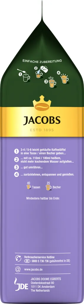 Jacobs Choco Cappuccino Typ Vanille 500g – Bild 3