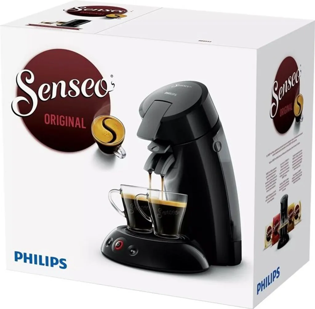 Philips Senseo Original Schwarz / Anthrazit HD6553/66 Kaffepadmaschine – Bild 2