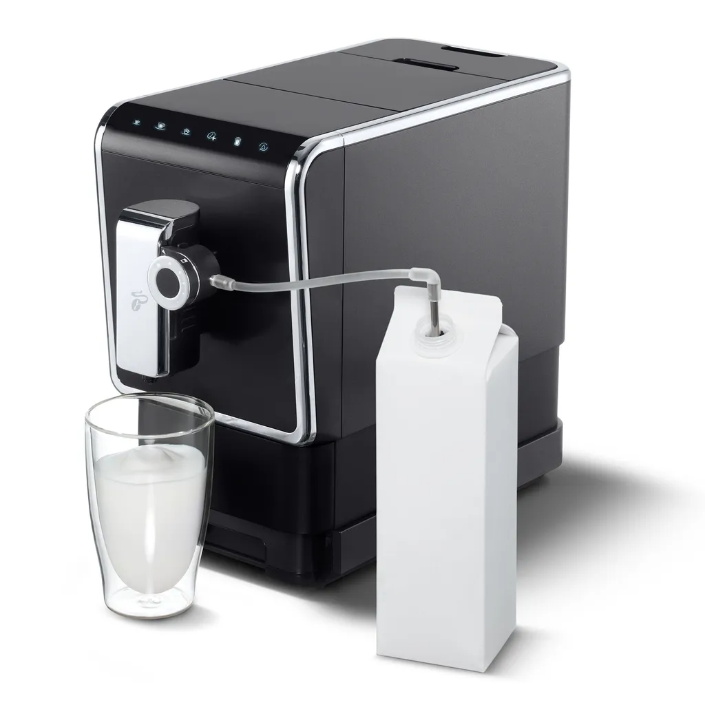 Tchibo Kaffeevollautomat Esperto Pro Mit One Touch Funktion Für Caffè Crema, Espresso, Cappuccino Und Milchschaum, Anthrazit – Bild 3
